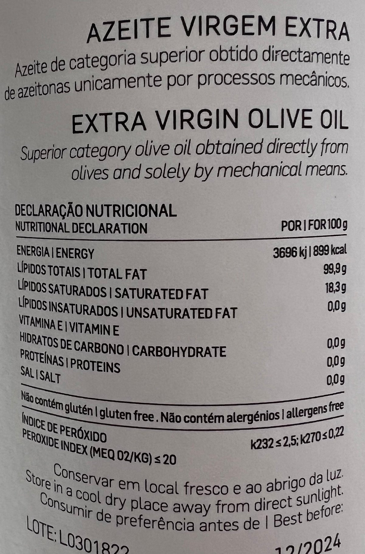 Azeite Virgem Extra Herdade do Rocim