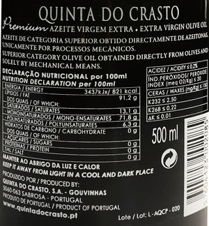 Azeite Virgem Extra Quinta do Crasto Premium