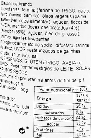 Biscoitos de Arando