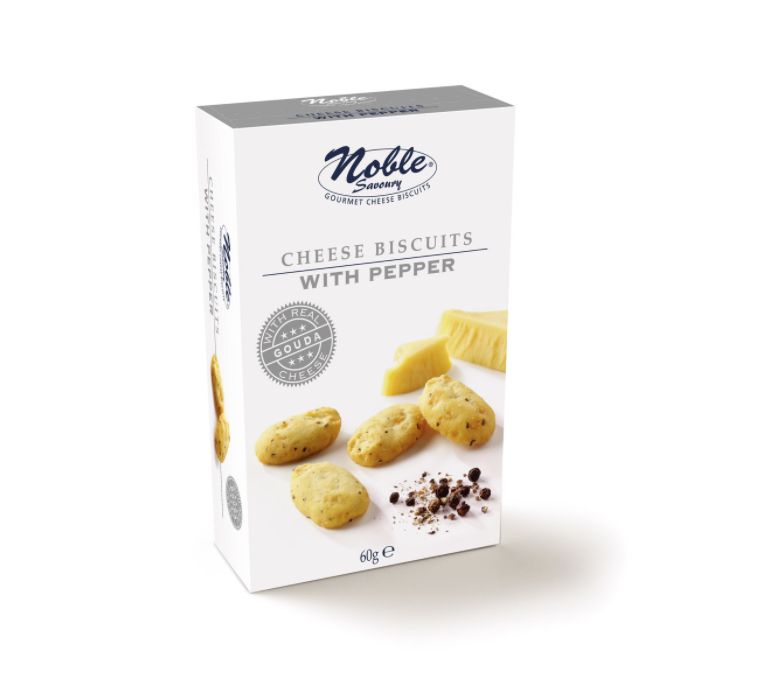 Biscoitos de Queijo com Pimenta Noble