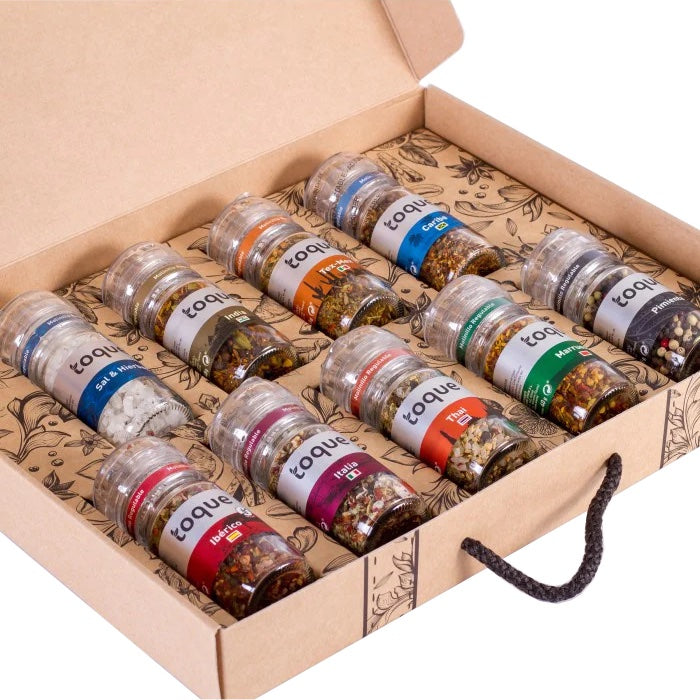 CAIXA DE ESPECIARIAS PREMIUM TOQUE