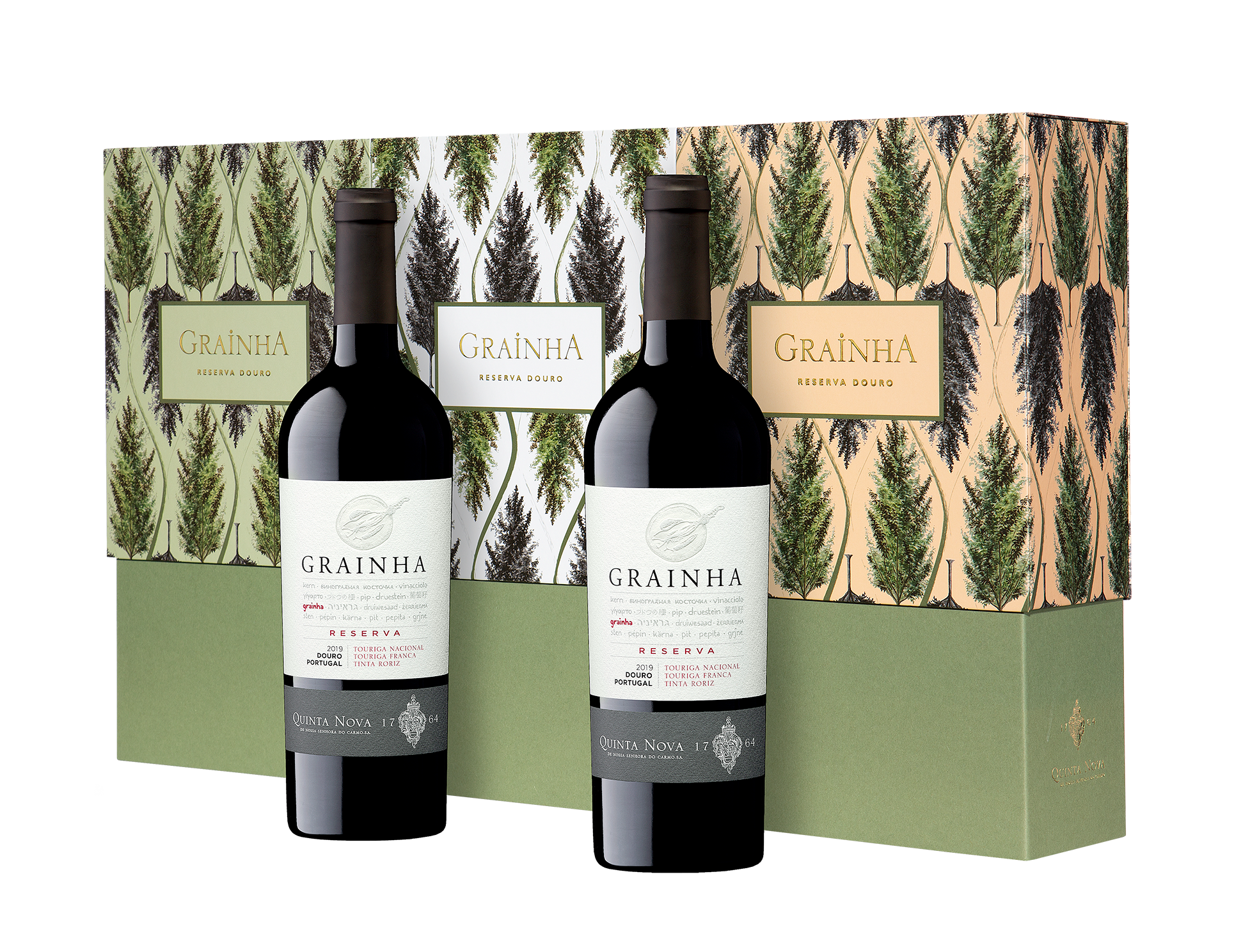 Pack 2 Vinho Tinto Reserva Grainha . Quinta Nova . Douro DOC