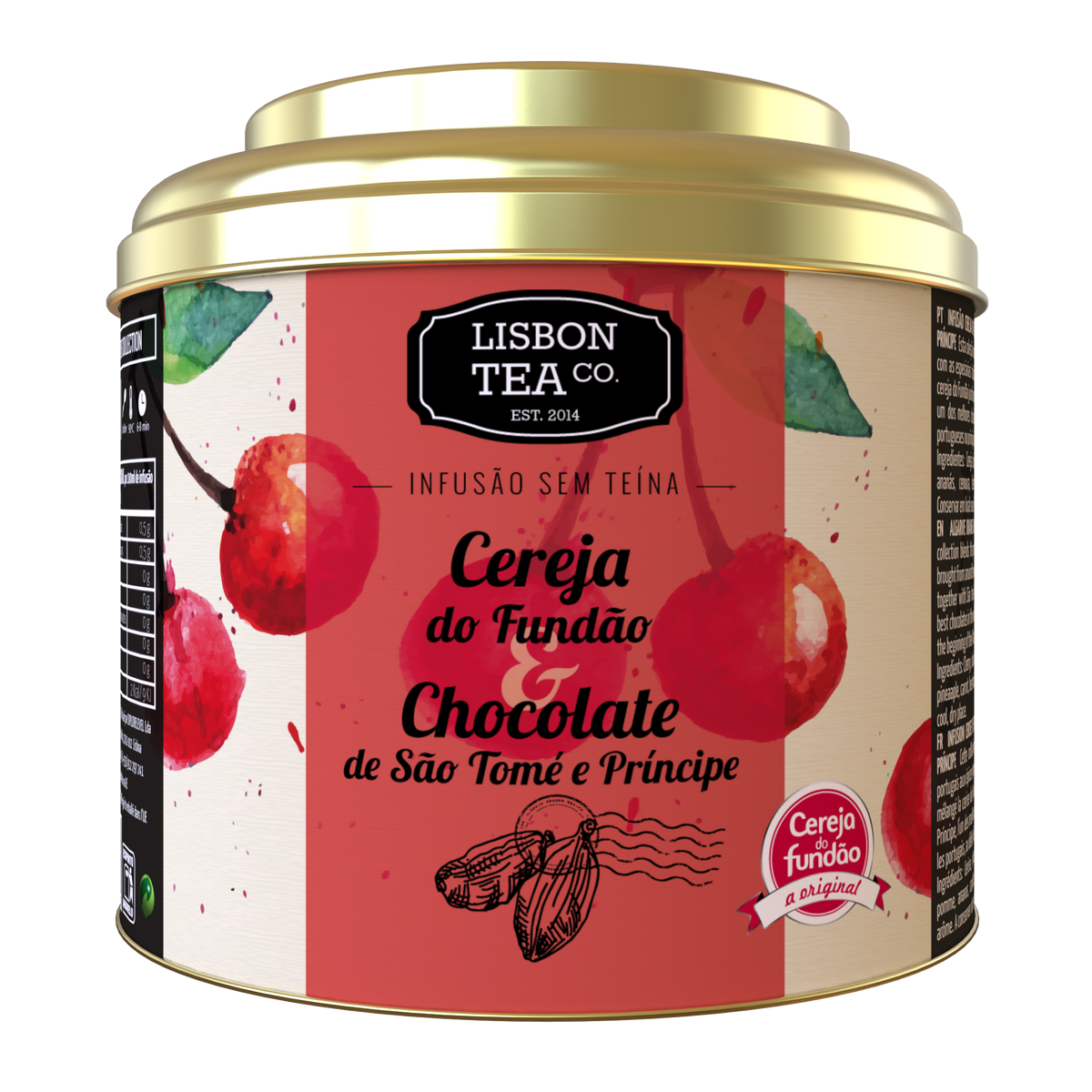 Infusão Cereja do Fundão e Chocolate de São Tomé e Príncipe
