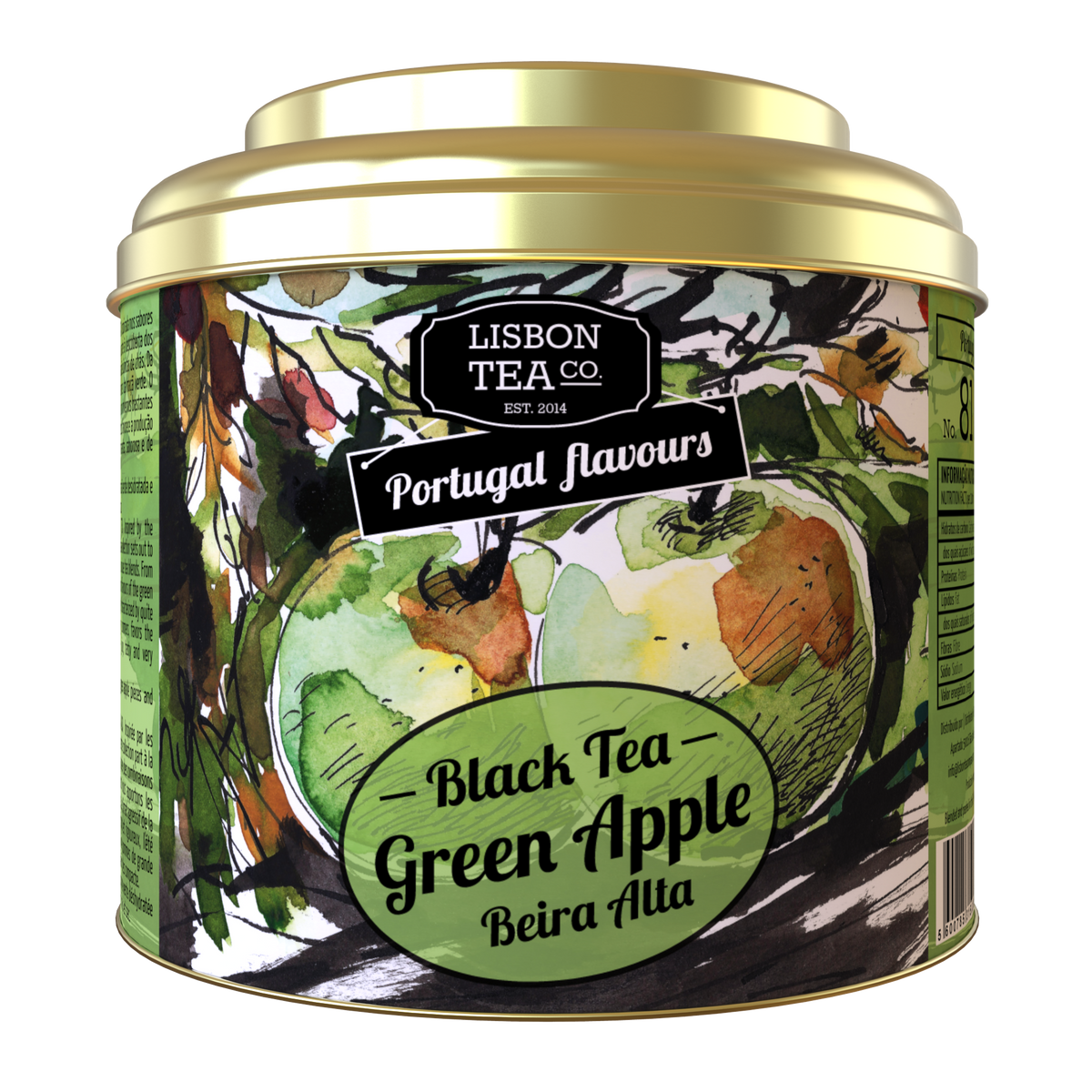 Chá Preto Maçã Verde da Beira Alta Lisbon Tea Co.