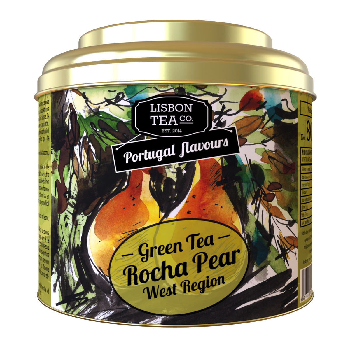 Chá Verde Pêra Rocha do Oeste Lisbon Tea Co.