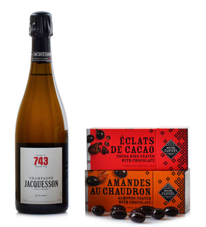 Pack Champanhe Jacquesson e Chocolates Michel Cluizel