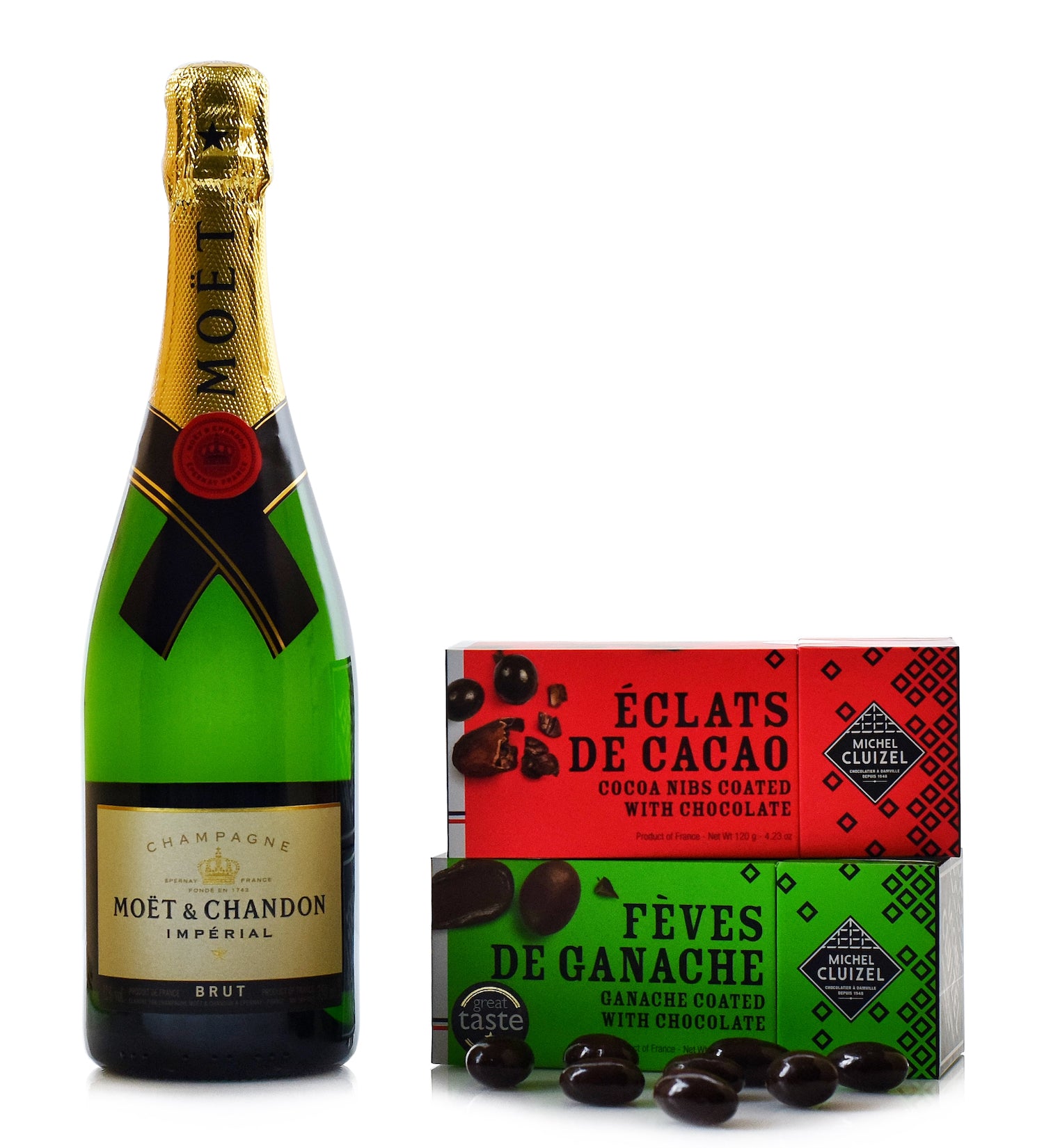 Pack Champanhe Moet&Chandon e Chocolates Michel Cluizel