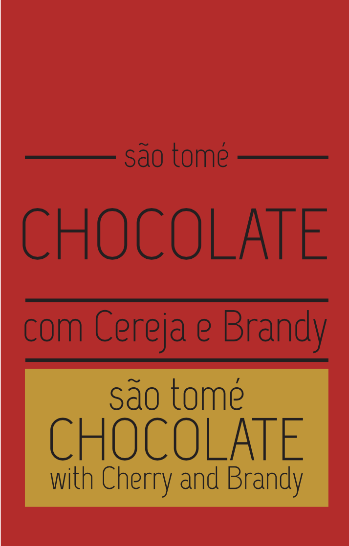 Creme de Chocolate Negro São Tomé com Cereja e Brandy meia.dúzia