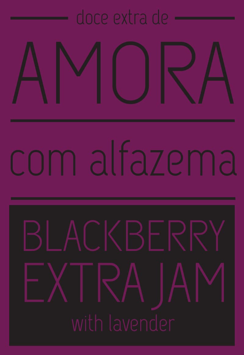 Compota de Amora com Alfazema meia.dúzia