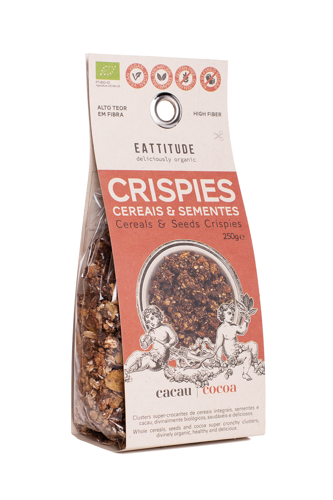 Crispies de Cacau Cereais & Sementes Bio Eattitude