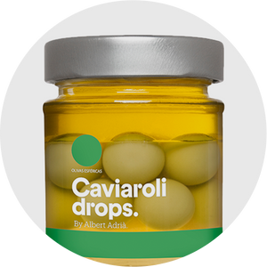 Caviaroli Drops by Albert Adrià (Azeitonas Explosivas)