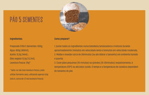 Farinha Pão 5 Sementes Eyra