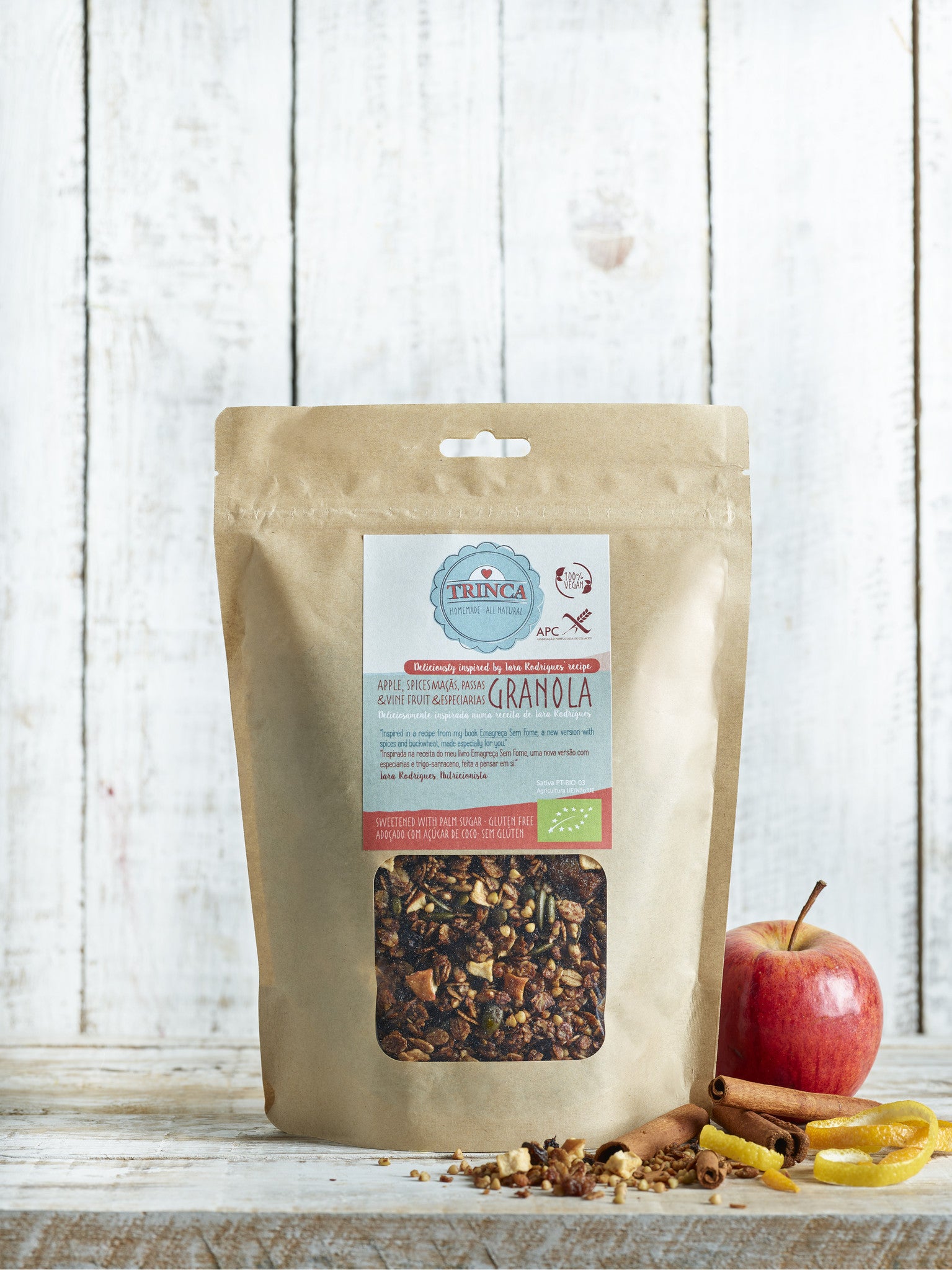 Granola de Maçã, Passas e Especiarias
