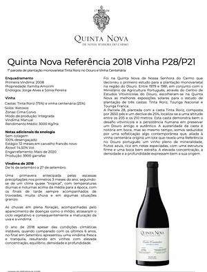 Gift Box 2 Vinho Tinto Quinta Nova Referência P29/P21 e P28/P21