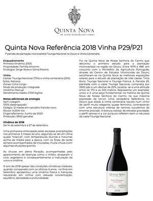 Gift Box 2 Vinho Tinto Quinta Nova Referência P29/P21 e P28/P21