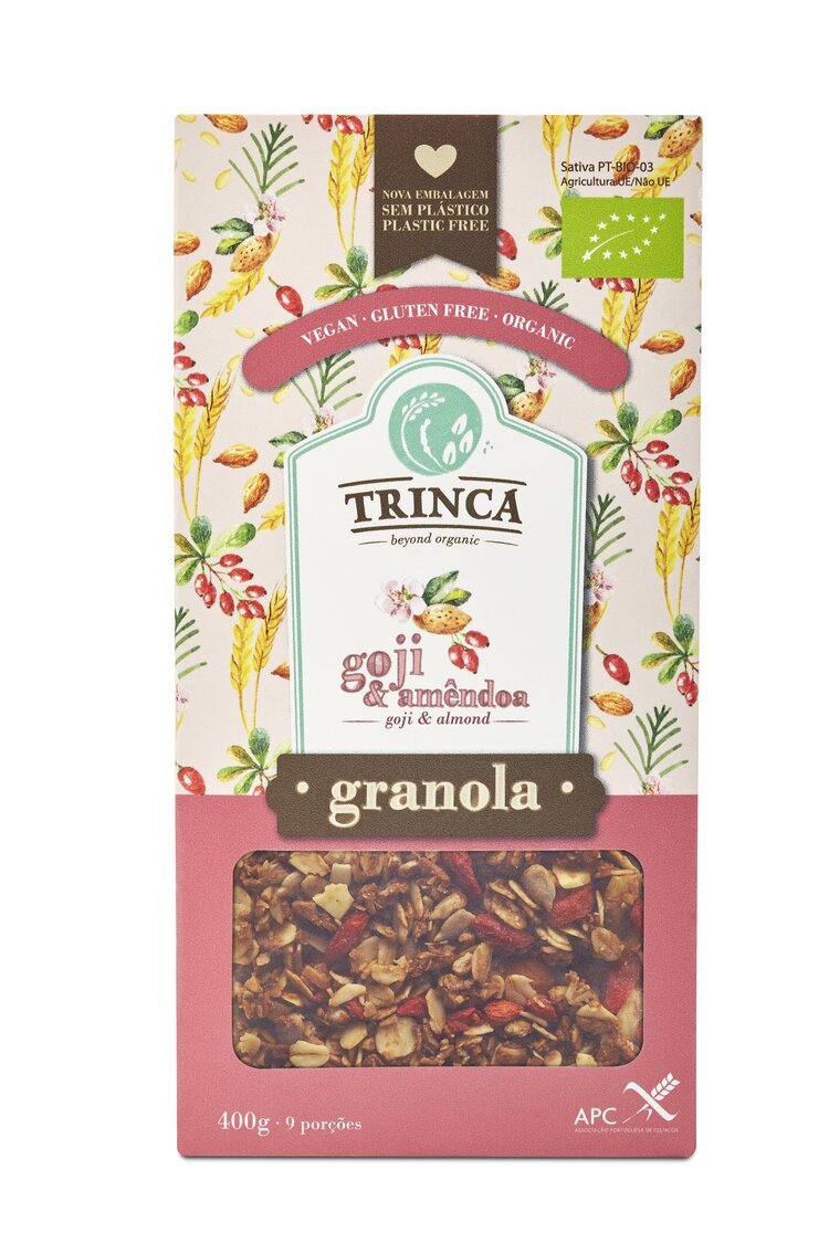 Granola de Bagas Goji e Amêndoa