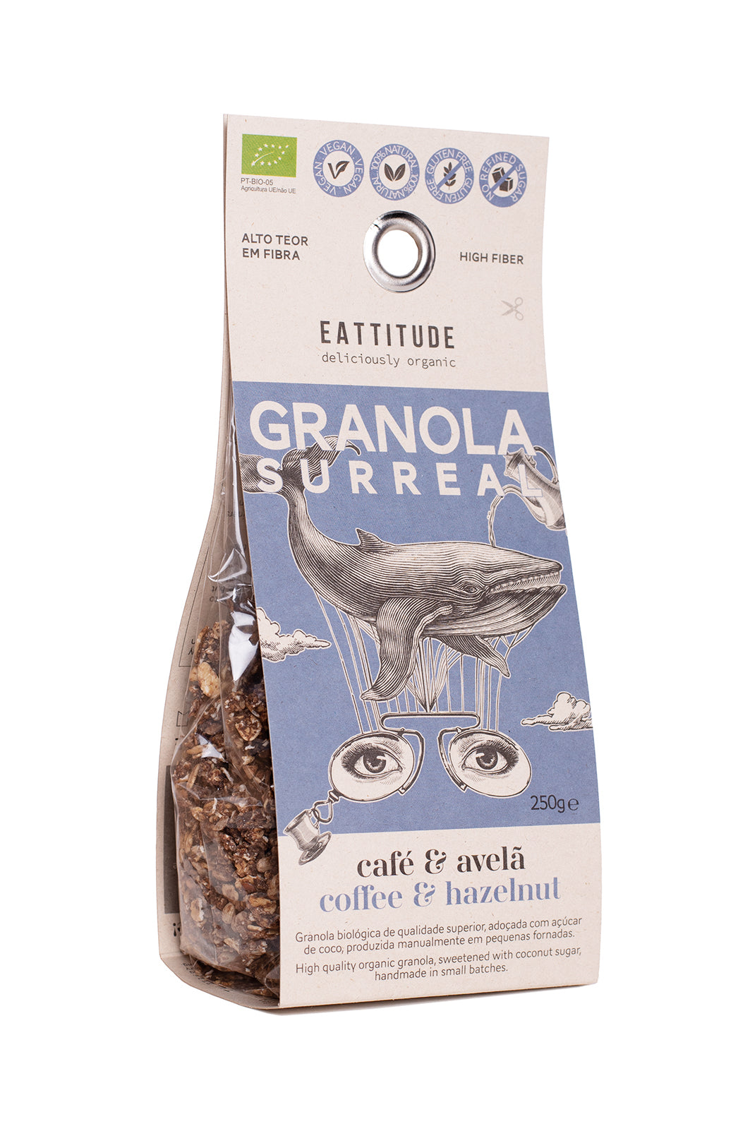 Granola Surreal Café e Avelã Eattitude