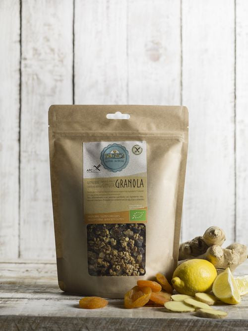 Granola de Gengibre, Limão e Alperce - Trinca