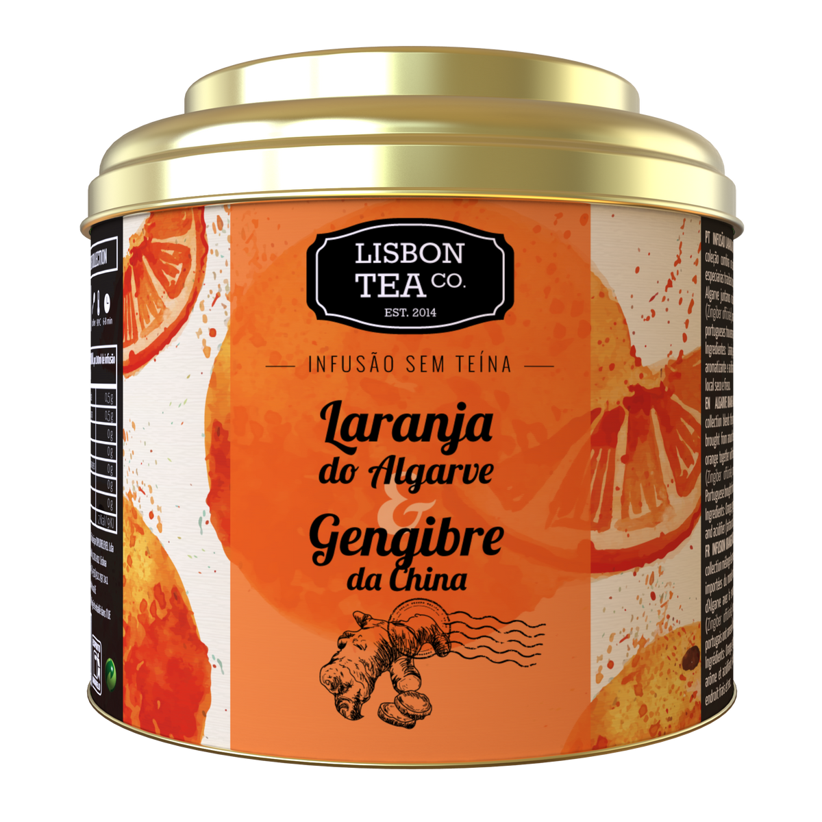 Infusão Laranja do Algarve e Gengibre da China