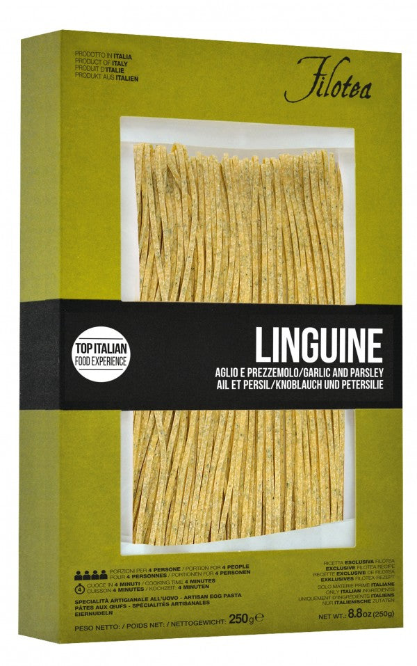 Linguine com Alho e Salsa Filotea