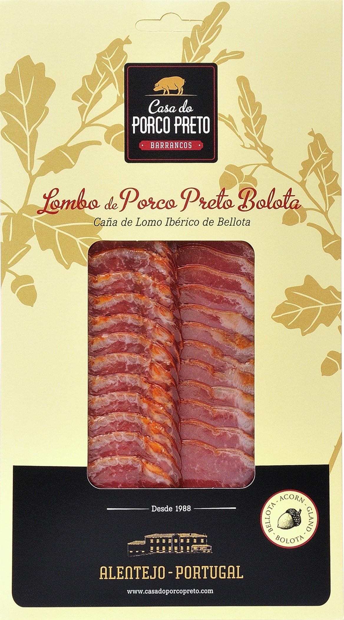 Lombo de Barrancos Fatiado Casa do Porco Preto