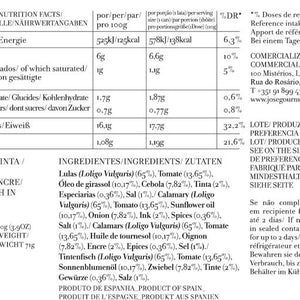 Lulas Recheadas em Tinta José Gourmet