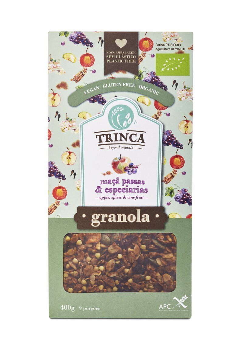 Granola de Maçã, Passas e Especiarias