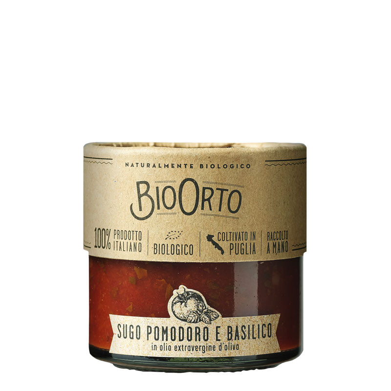 Molho de Tomate com Manjericão Biológico BioOrto