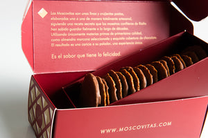 Moscovitas com Chocolate de Leite