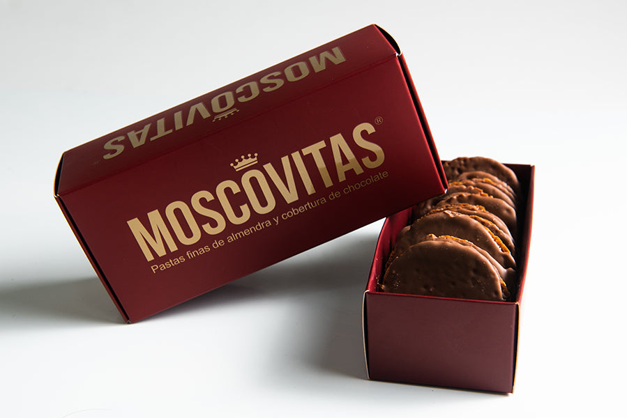 Moscovitas com Chocolate de Leite