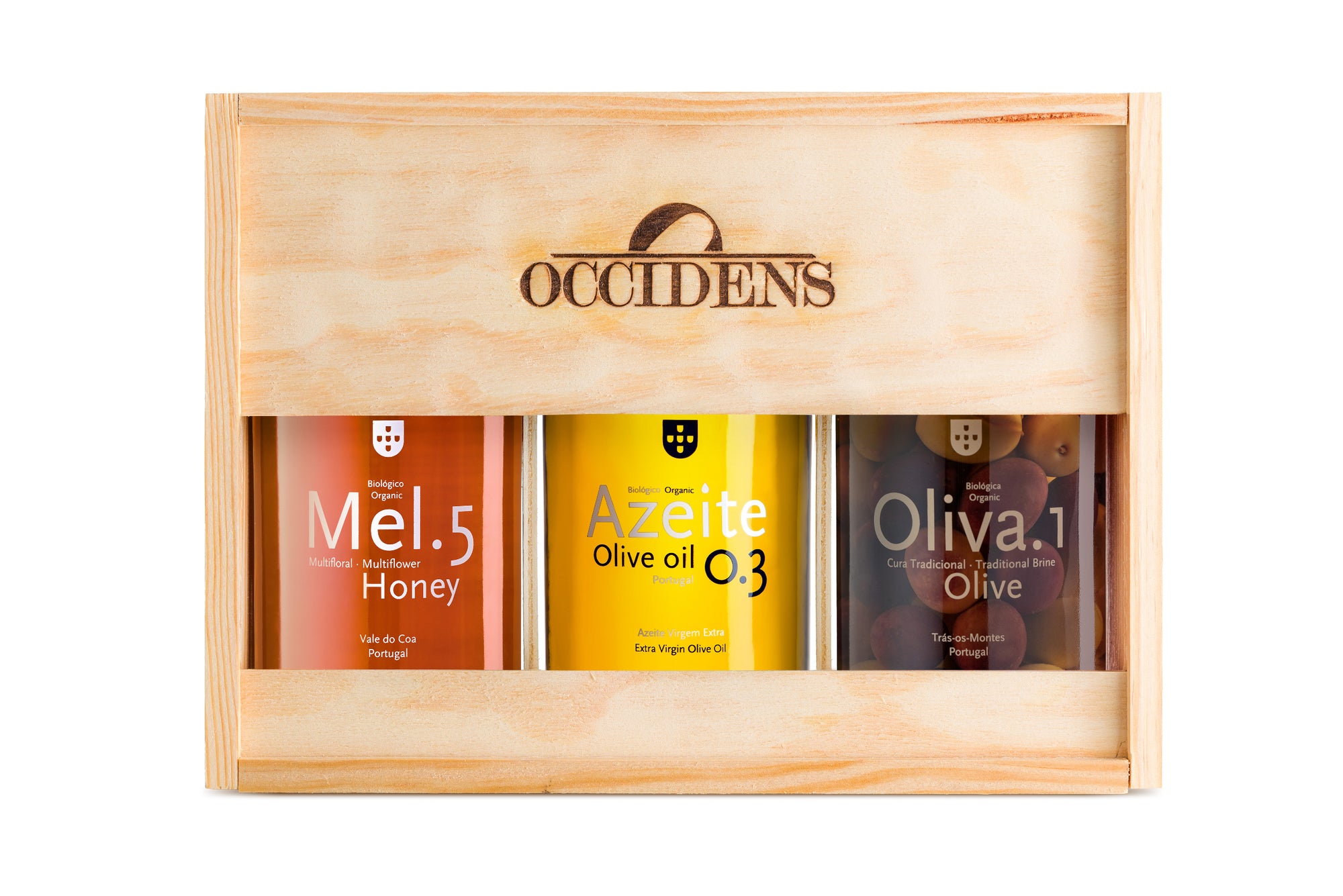 Pack Azeite, Azeitonas e Mel Occidens