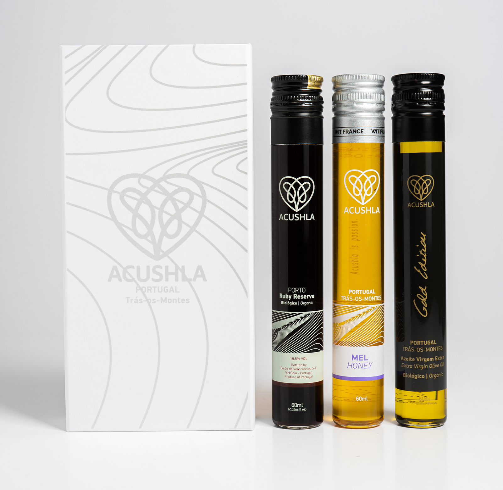 Pack Original Azeite, Mel e Vinho do Porto Acushla