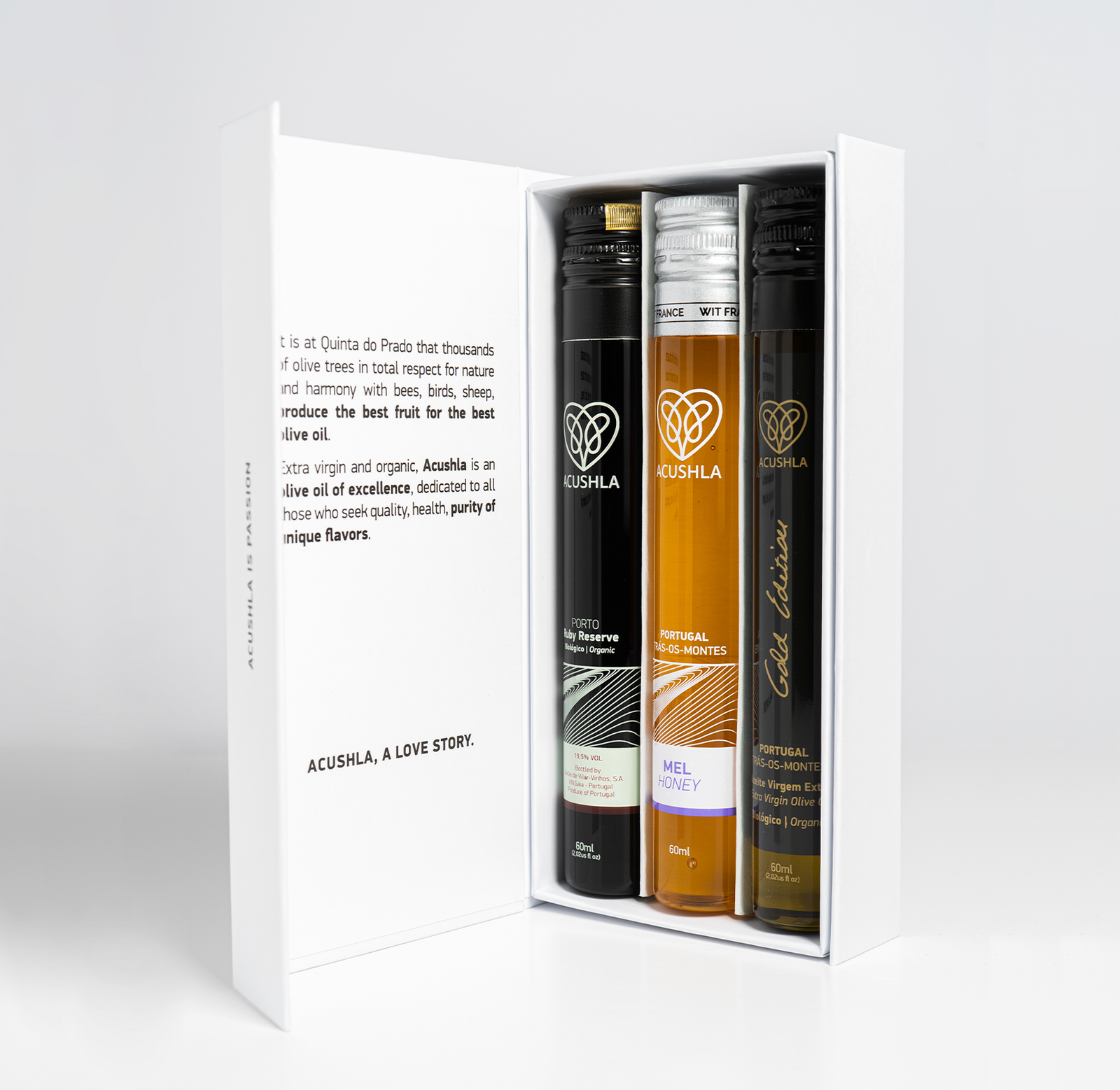 Pack Original Azeite, Mel e Vinho do Porto Acushla