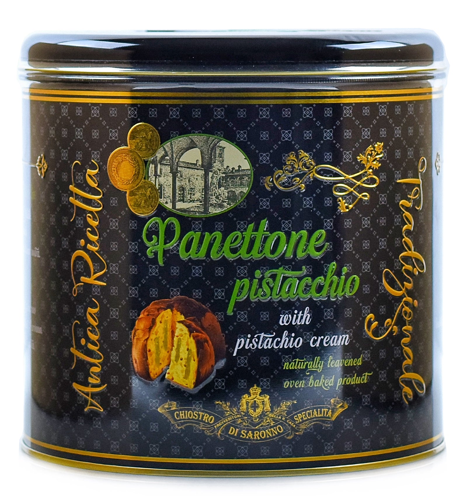 Panetone Pistácio 750g