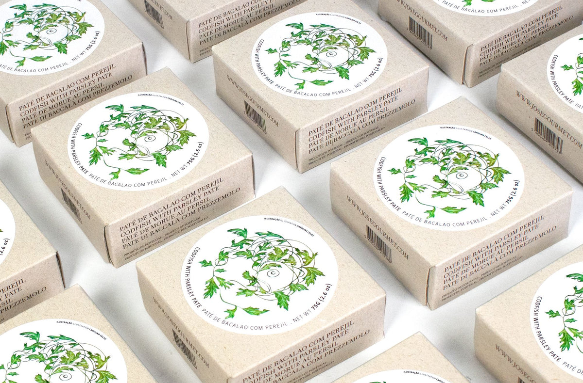 Paté de Bacalhau com Salsa José Gourmet