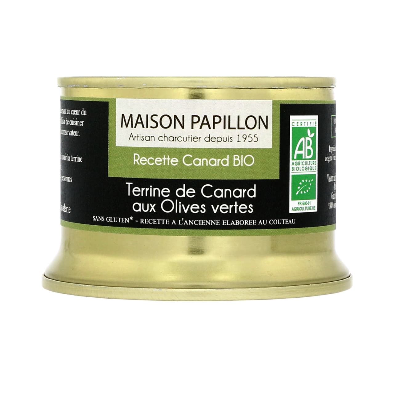 Paté de Pato com Azeitonas Verdes Maison Papillon