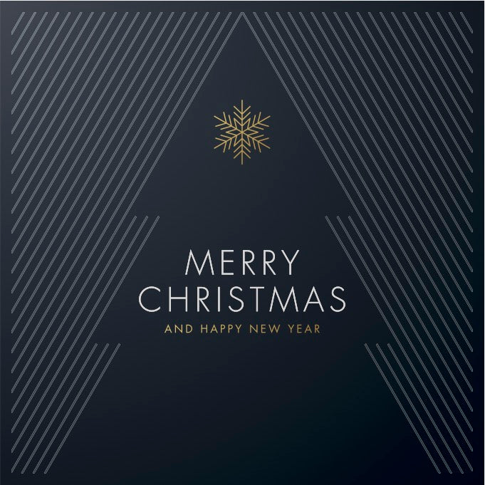 Postal de Natal Christmas Blue