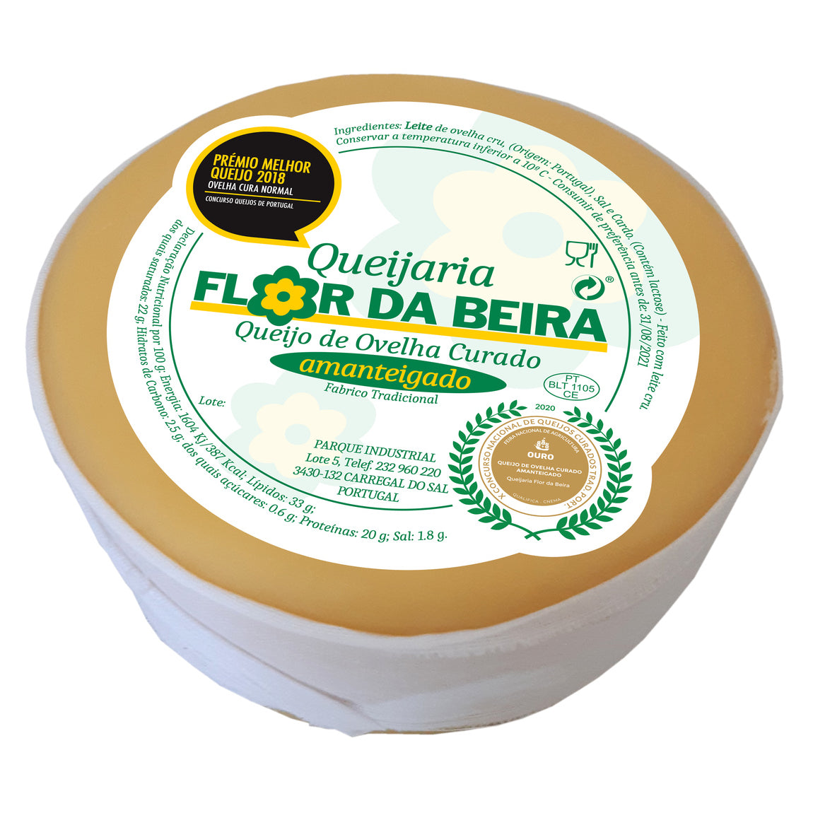 Queijo de Ovelha Curado Amanteigado Flor da Beira