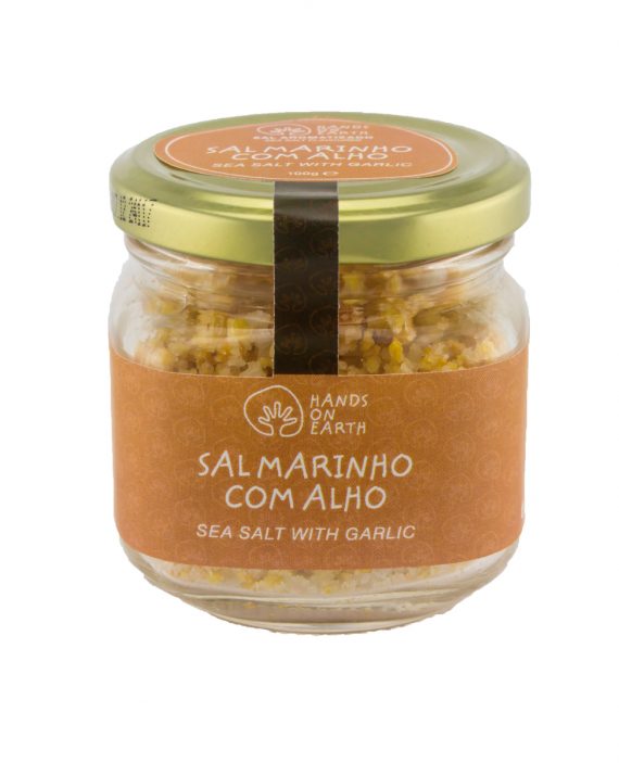 Sal Aromatizado com Alho Hands on Earth