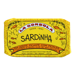 Sardinhas em Azeite Picante com Pickles La Gondola