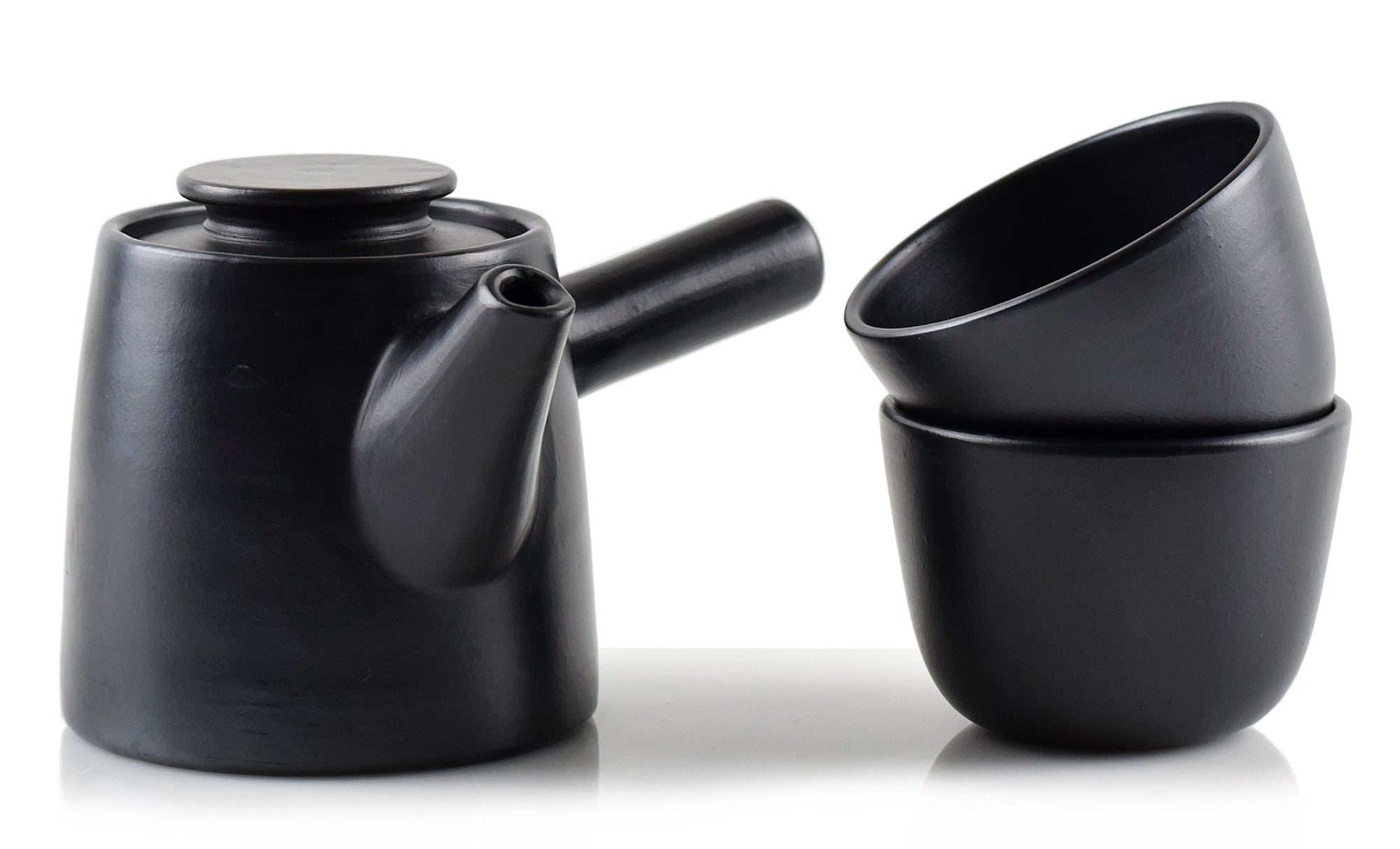 Set Cerâmica Artesanal Taças Chá Camélia