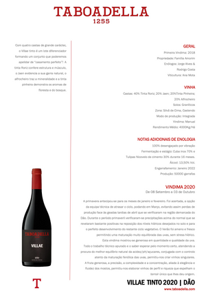 Vinho Tinto Villae Taboadella