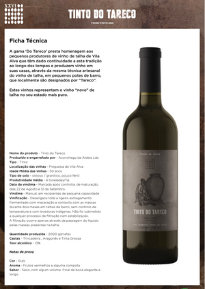 Vinho de Talha Tinto do Tareco