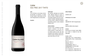 Vinho Tinto SO2 FREE CARM