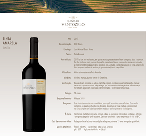 Vinho Tinto Tinta Amarela de Ventozelo