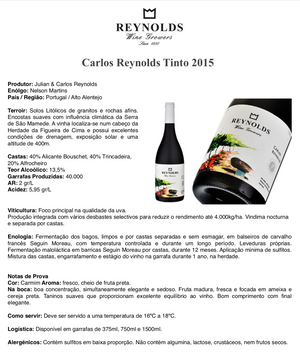 Vinho Tinto Carlos Reynolds