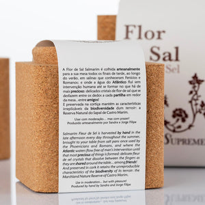 Flor de Sal Natural Salmarim - Saleiro de Cortiça 150g