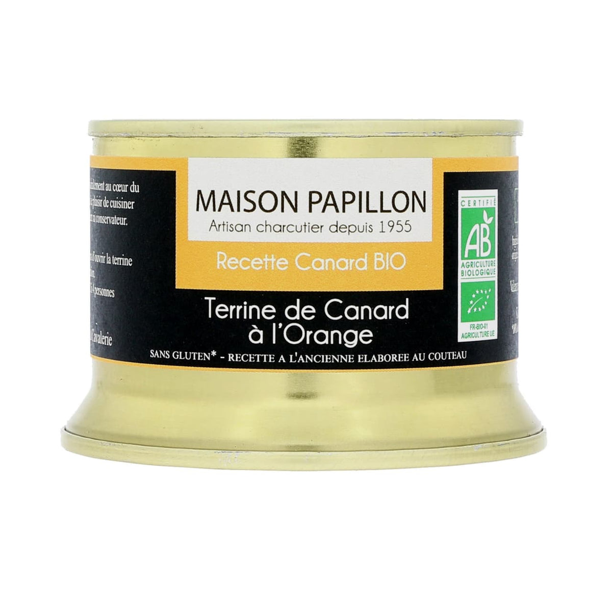 Paté de Pato com Laranja Maison Papillon