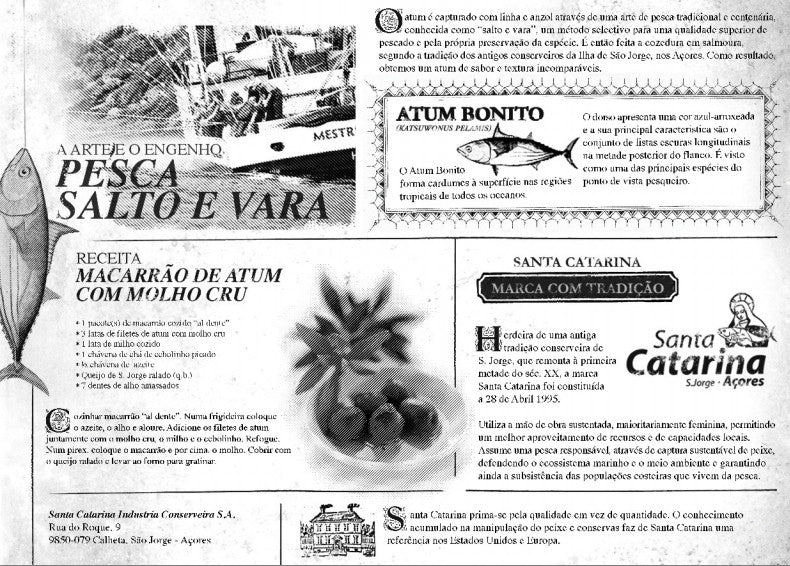 Filete de Atum com Molho Cru Santa Catarina